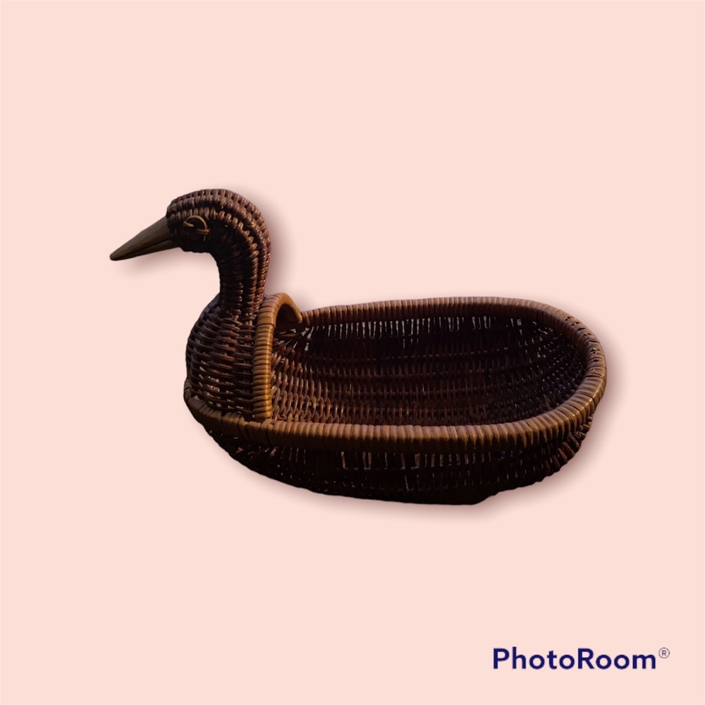 Boho wicker Duck